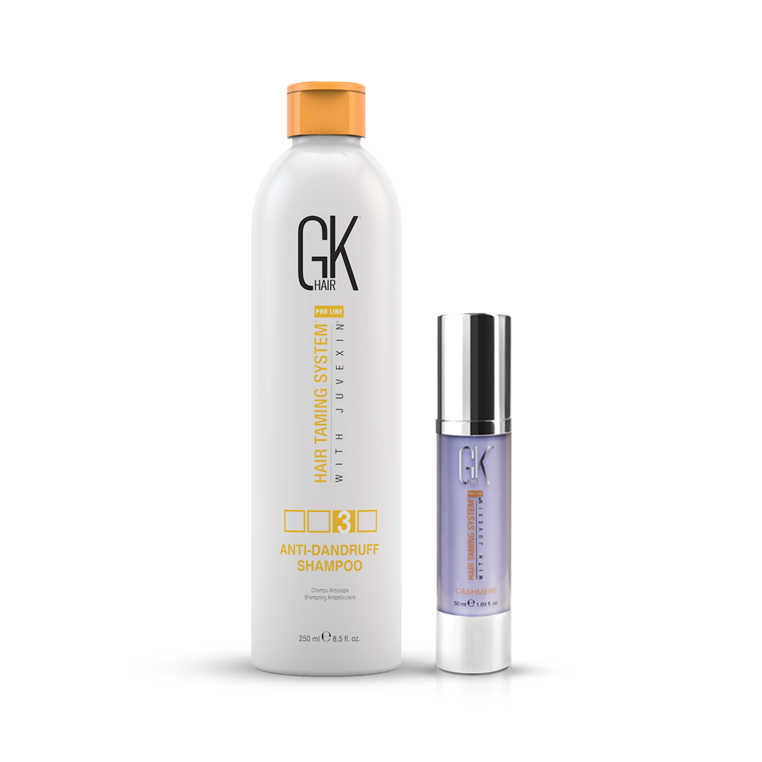 Buy GK Hair Anti Dandruff Shampoo 250 Ml with Cashmere 50 Ml Online