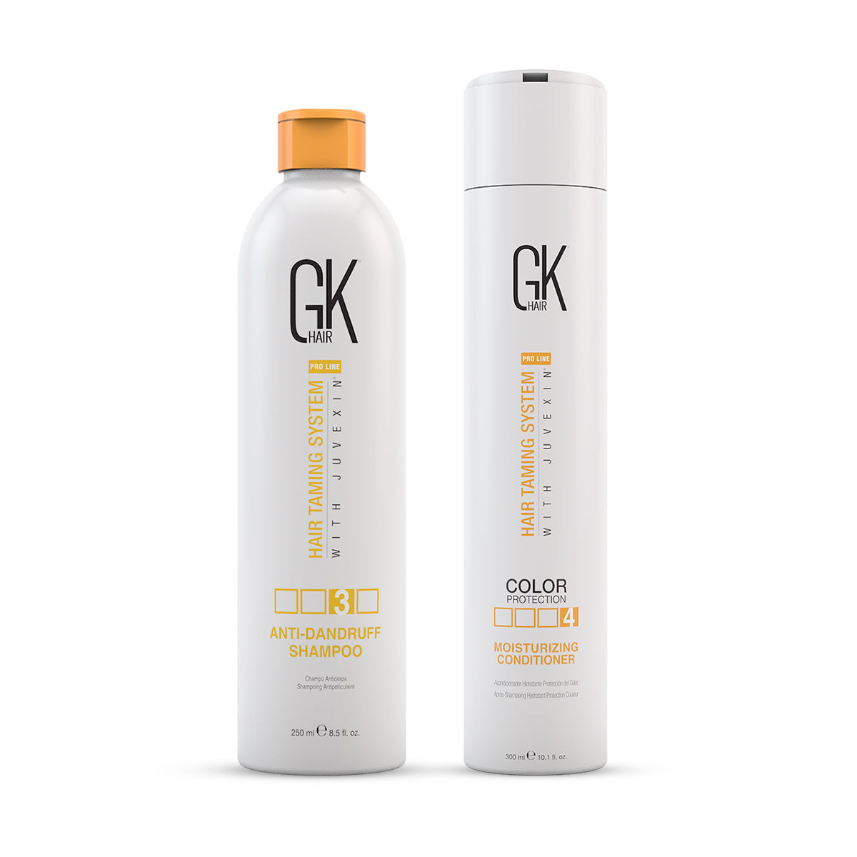 GK Hair Anti Dandruff Shampoo 250 Ml with Moisturizing Conditioner 300 Ml