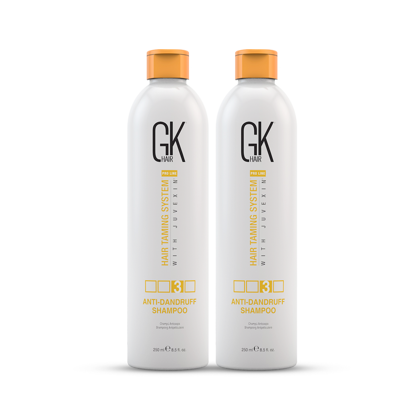 GK Hair Anti Dandruff Shampoo 250 Ml - Pack of 2