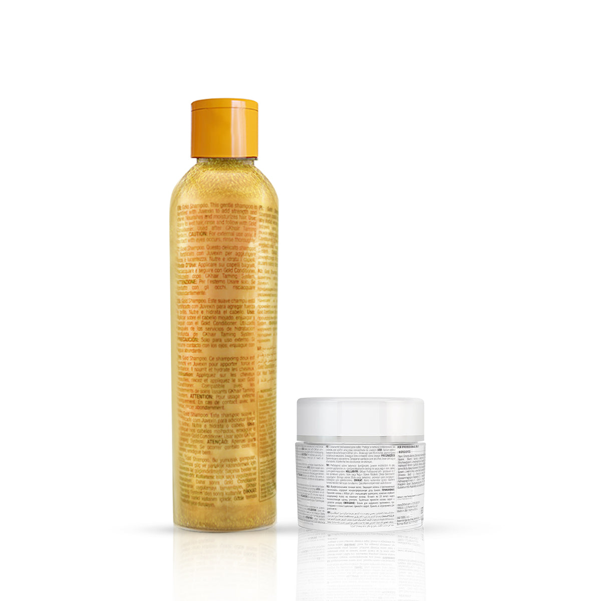 GK Hair Gold Shampoo 250 Ml and Deep Conditioner Masque 200 G Set