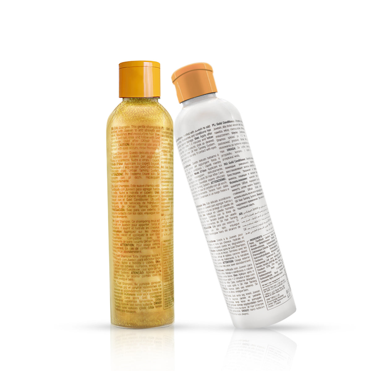 GK Hair Gold Shampoo and Conditioner 250 MI Set